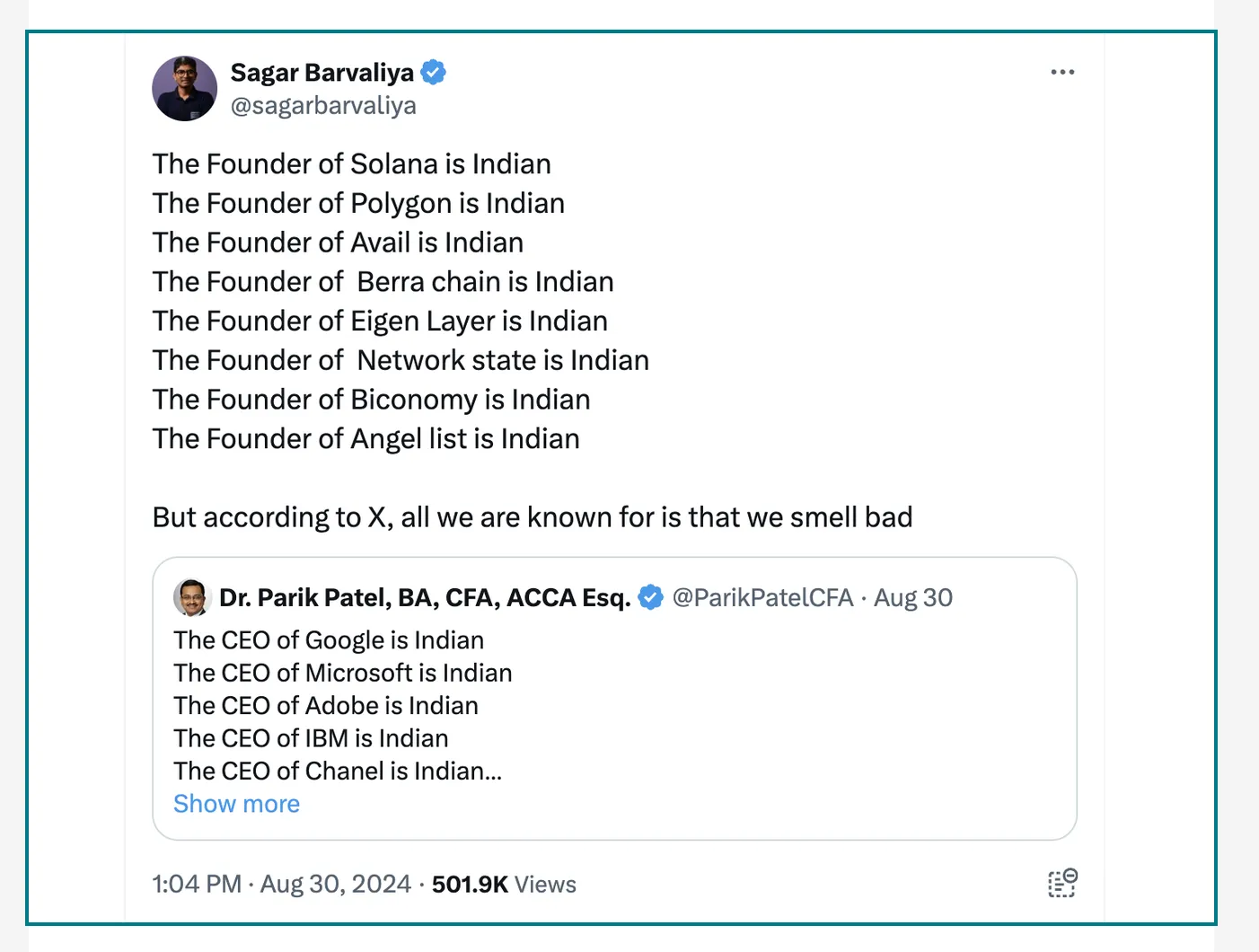 Indian Immigrants
