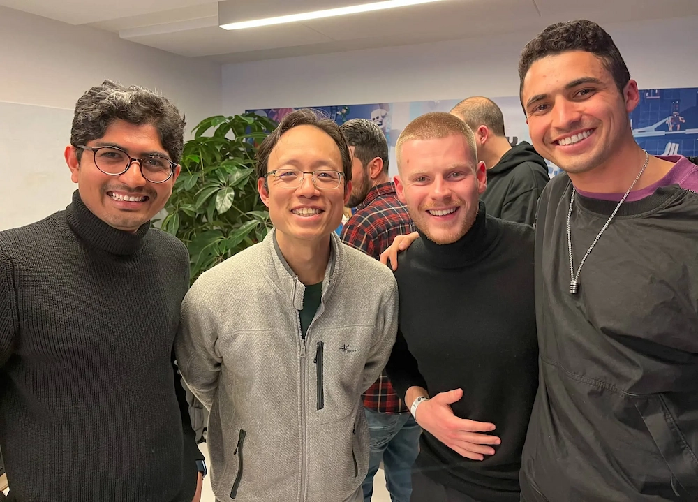 with Yat Siu From Animoca Brands at Sandbox office in Paris