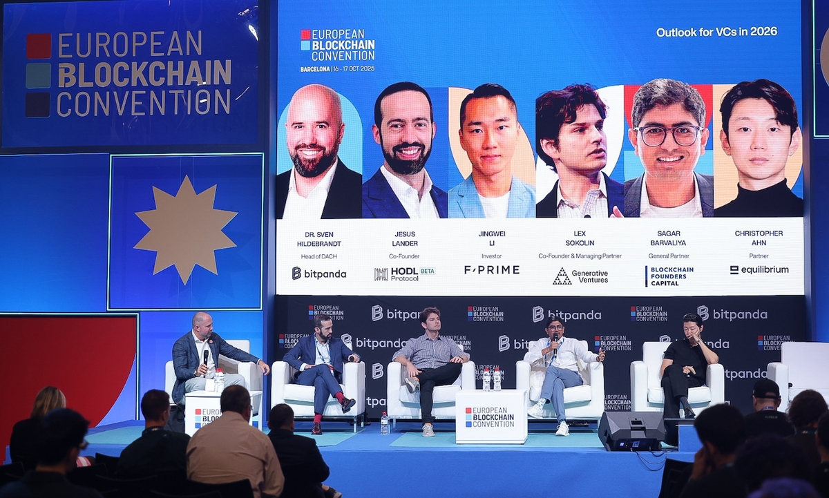 at the European Blockchain Convention in Barcelona - Outlook for VCs in 2026