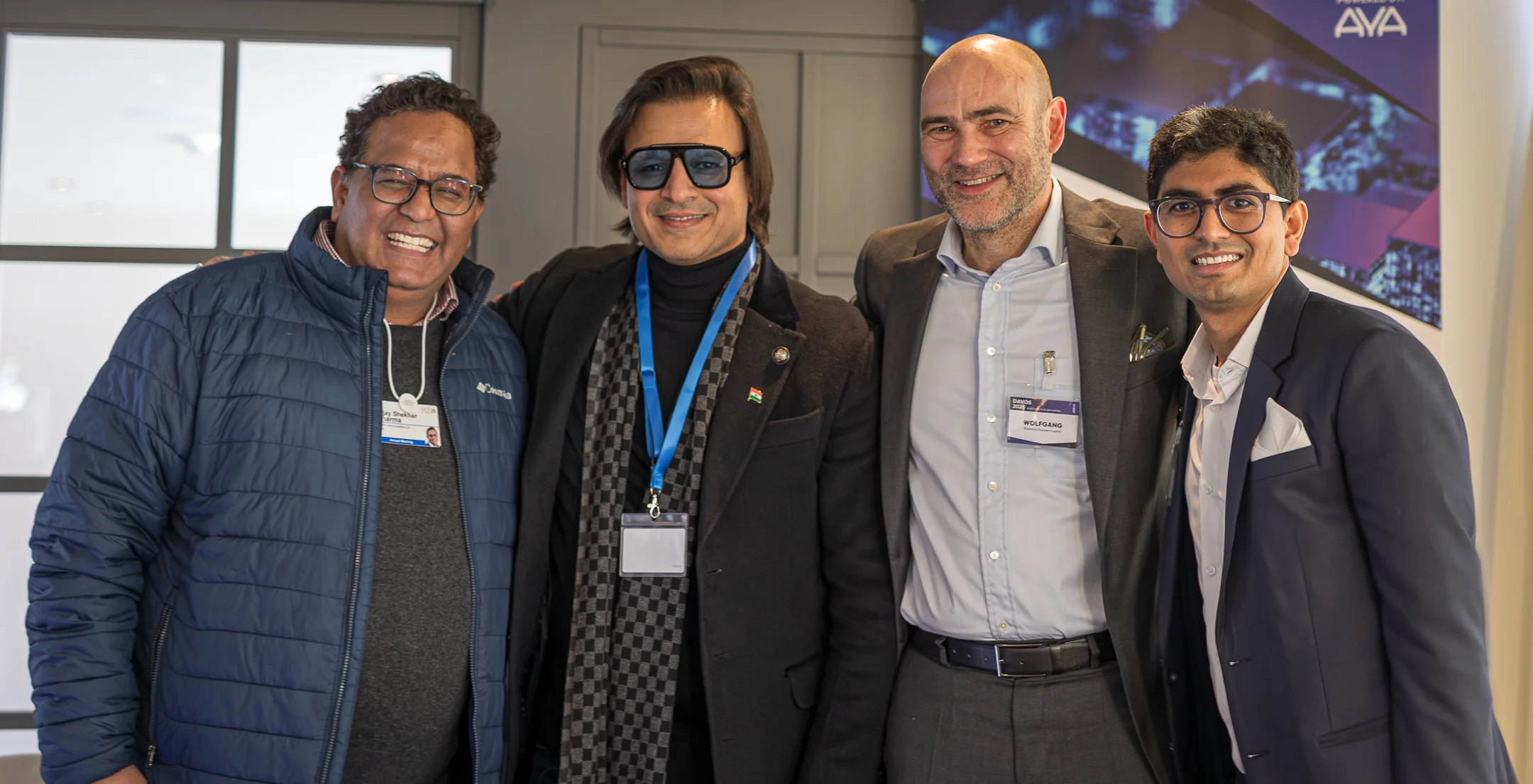 with Vijay Shekhar Sharma and Vivek Anand Oberoi