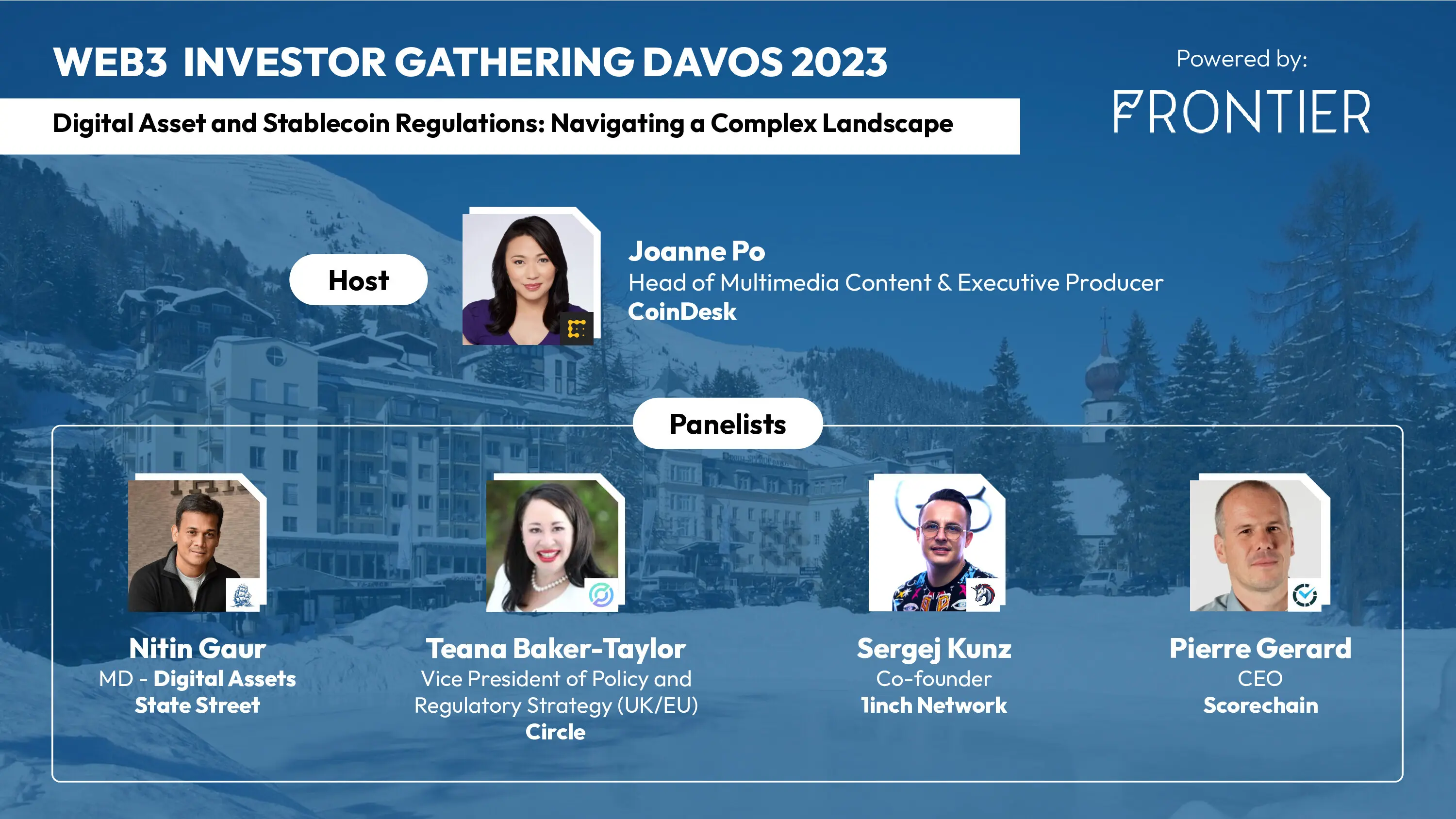 Davos 2023 Expert Panel on "Digital Asset and Stablecoins Regulations"