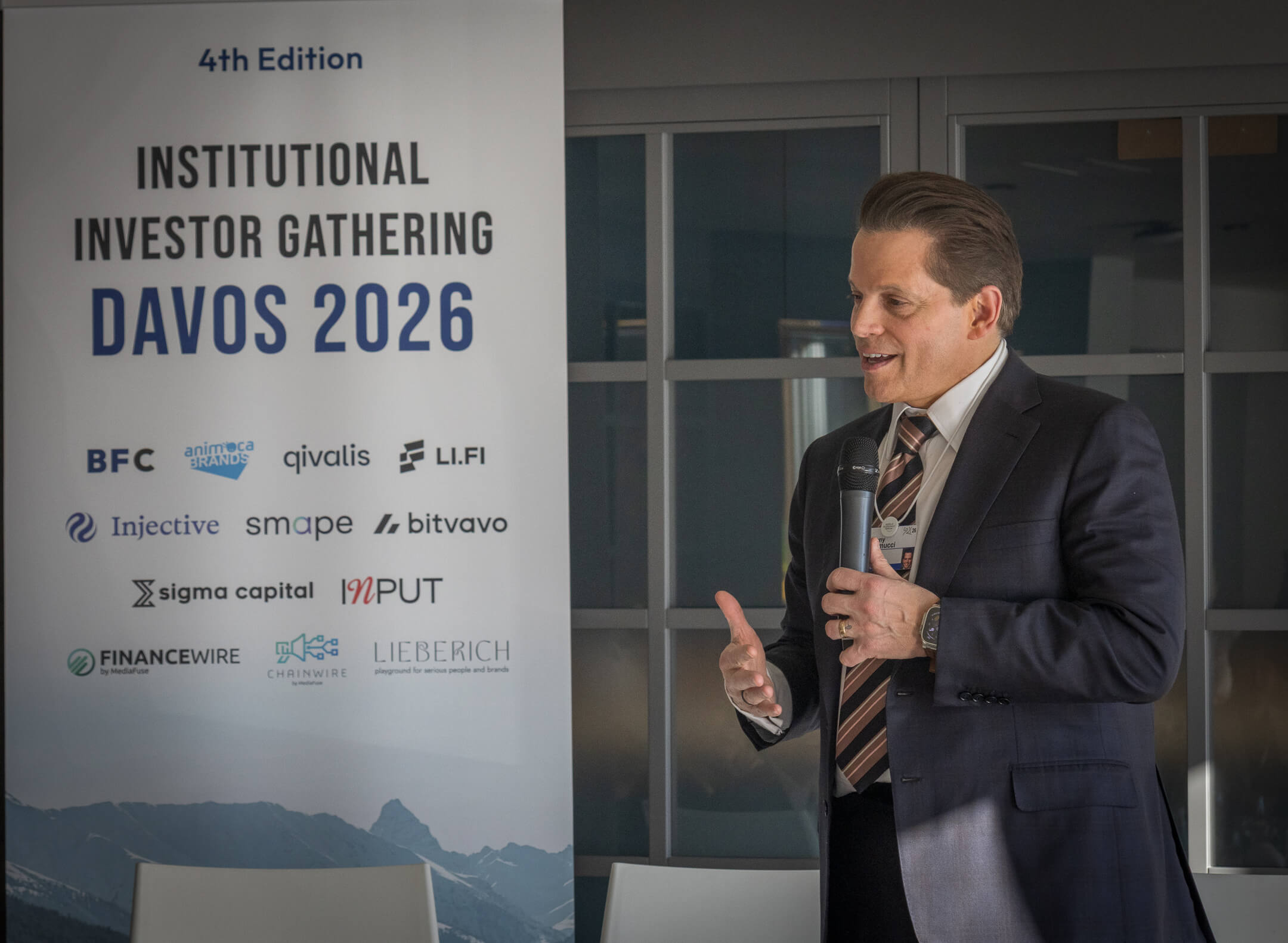with Anthony Scaramucci, Skybridge Capital at Davos 2026