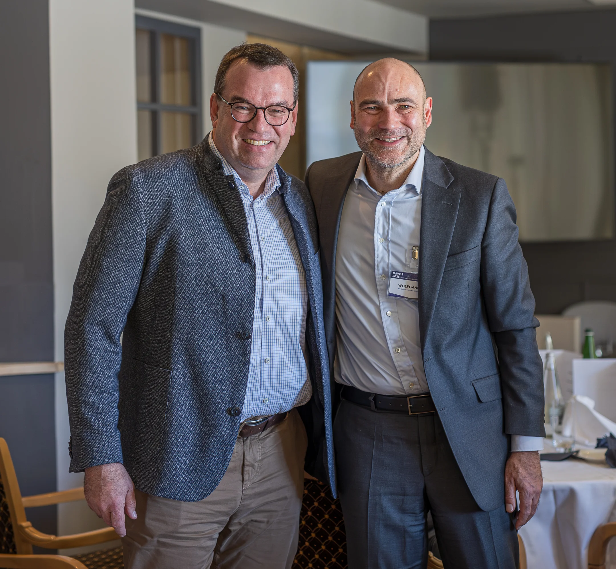 with Peter Kleinschmidt at Davos 2025