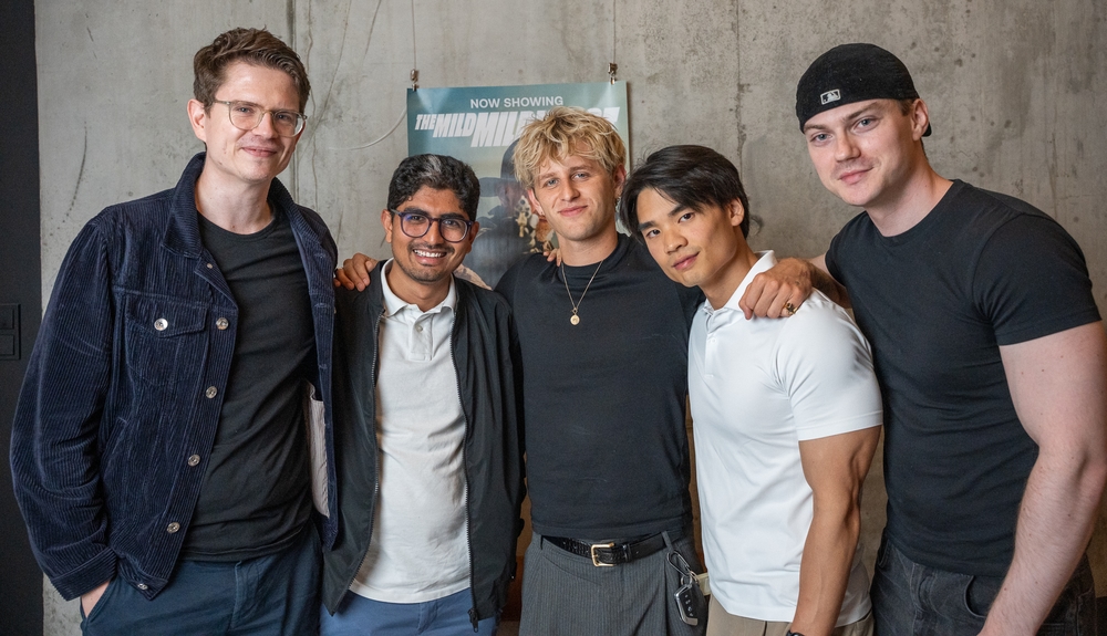 with influencers Theo Carow, Dylan Do, and Eduard Baka at Berlin Blockchain Week