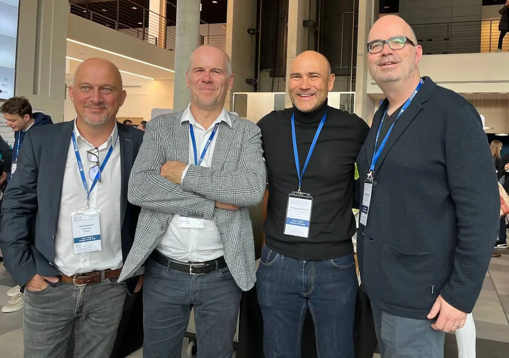 with Pierre Gérard, CEO at Scorechain, Frank Harzheim, CRO at Scorechain and Olaf Hannemann, CIO at CV VC