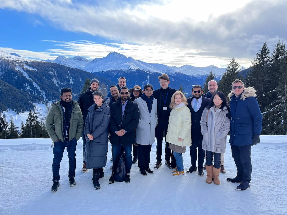 with friends from bitsCrunch, Zilliqa and Arvato Systems