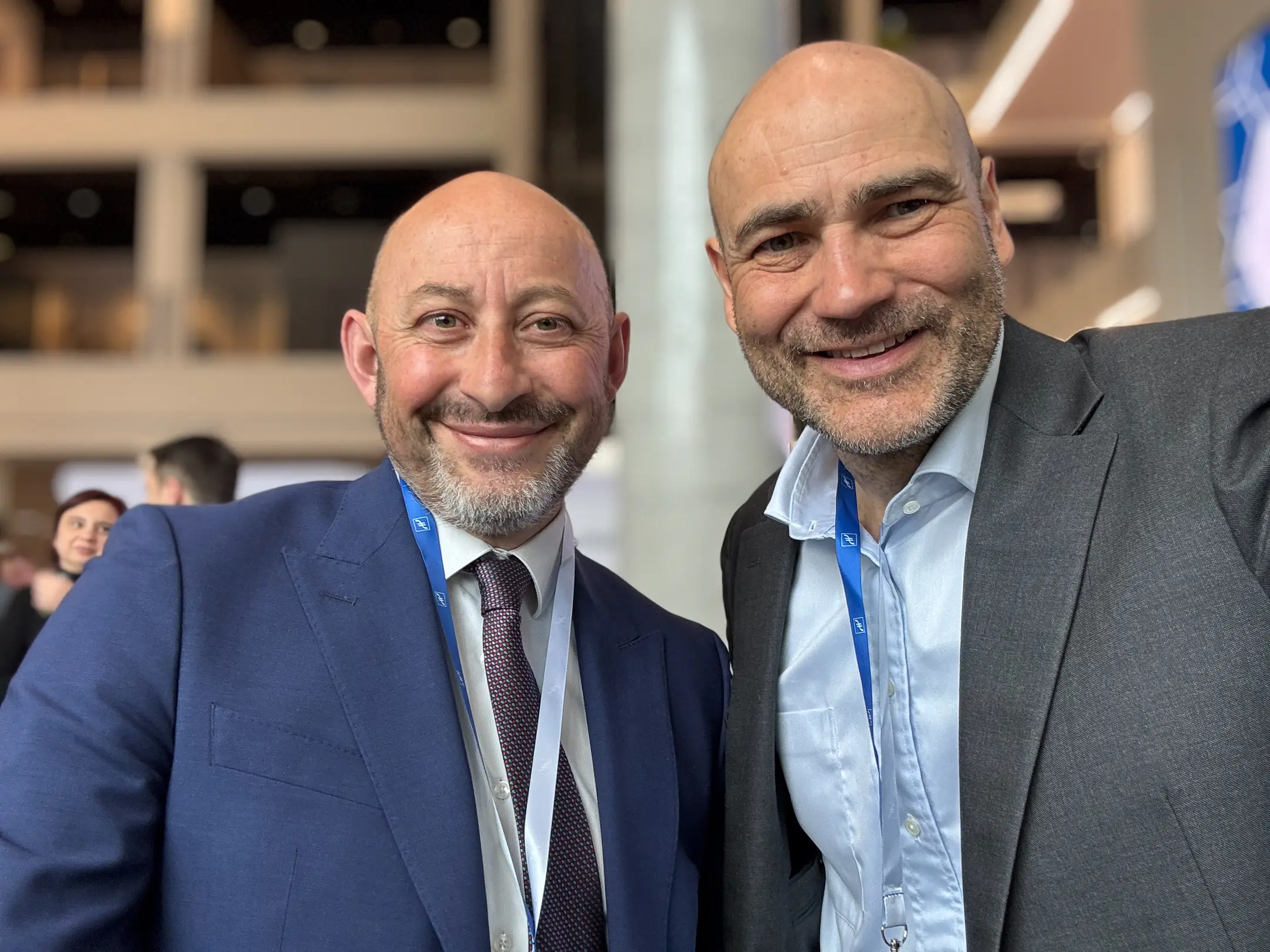 with Laurent Marochini, CEO Standard Chartered Luxembourg, at CAC2025