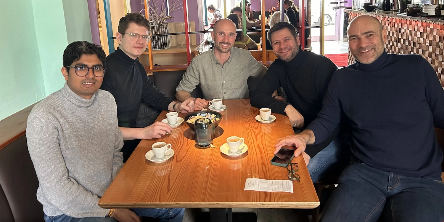 with Alex Franck, co-founder of Biddz in Munich