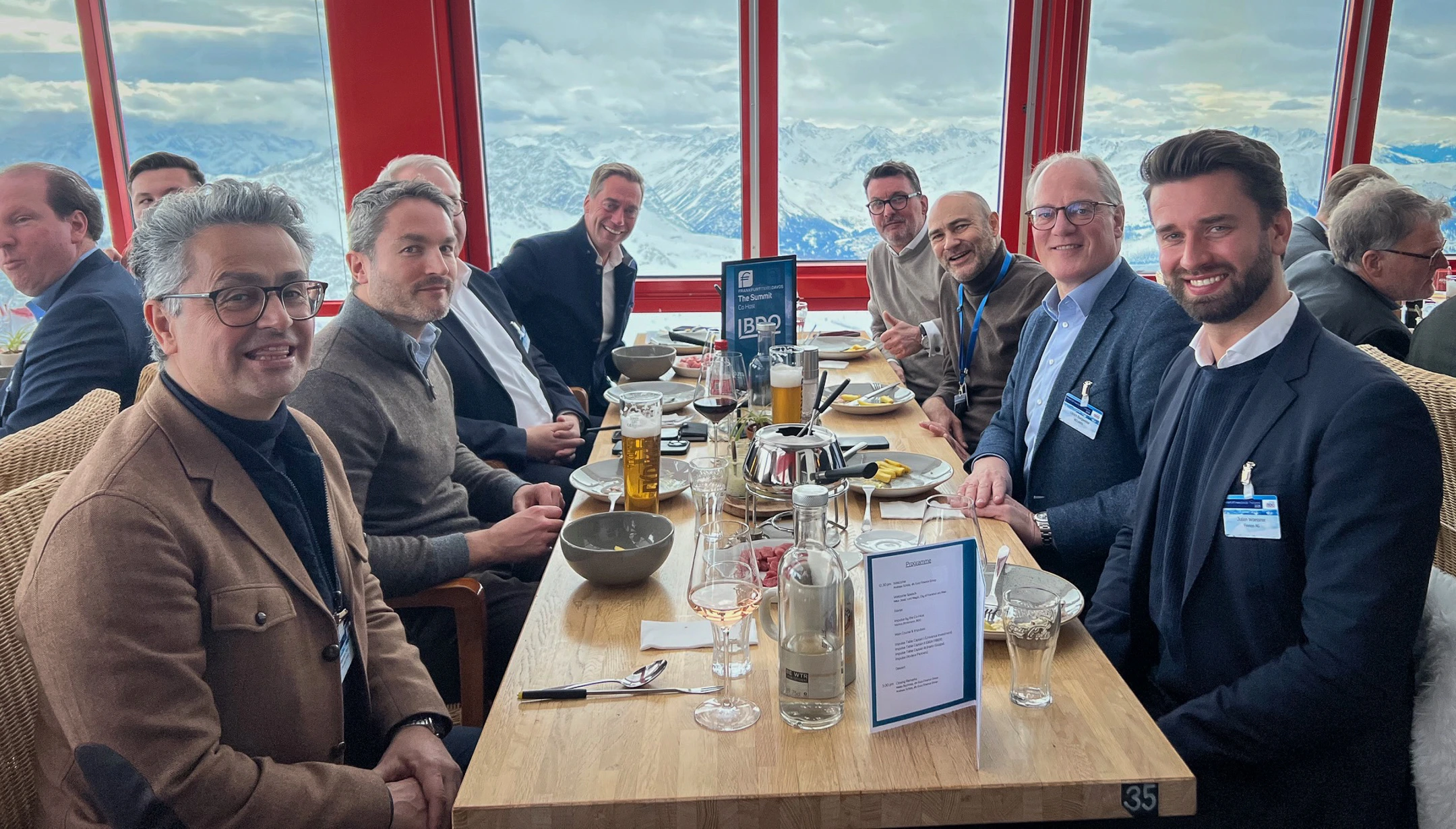 At Frankfurt meets Davos 2025 - The Summit, Weißfluhgipfel, with Markus Brinkmann and Eric Menges