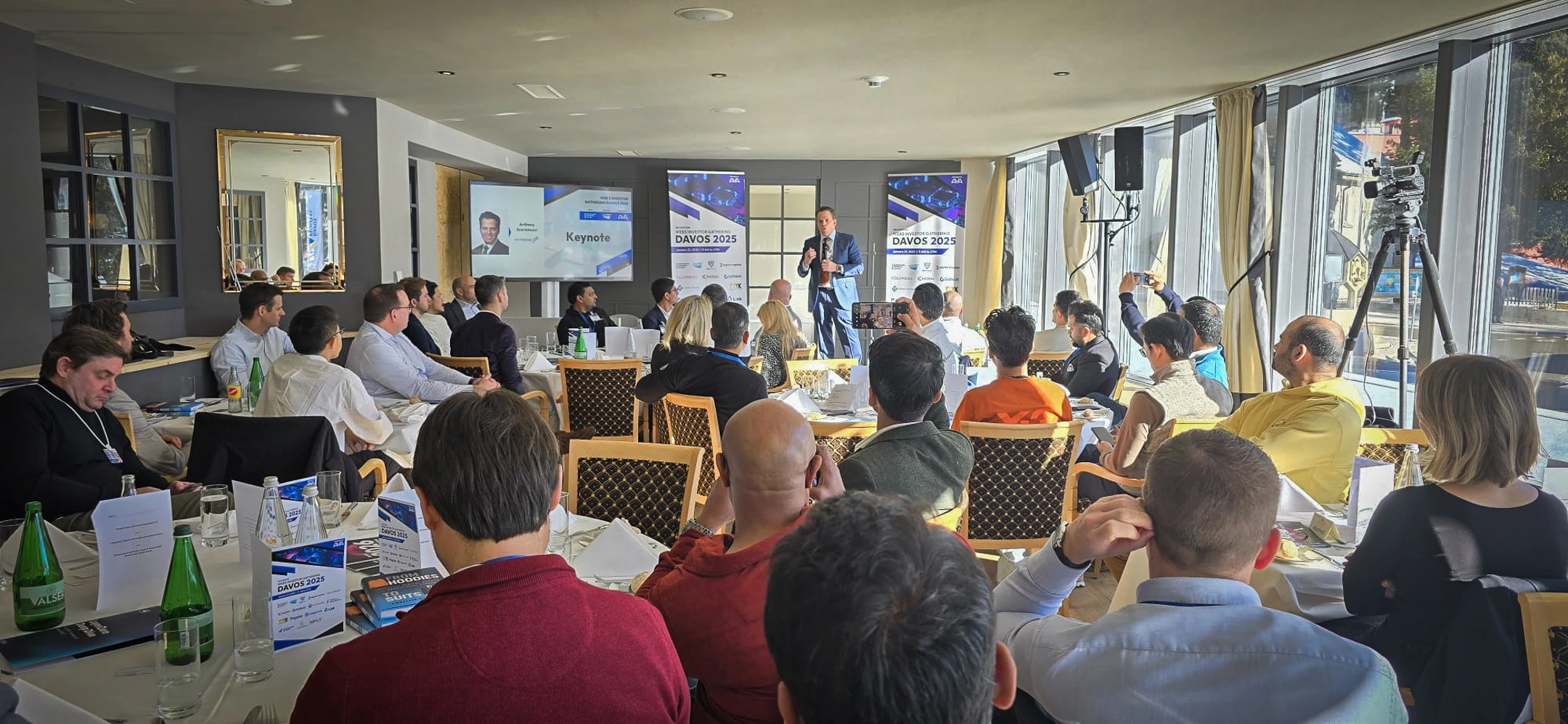 with Anthony Scaramucci at our Web3 Investor Gathering Davos 2025 event