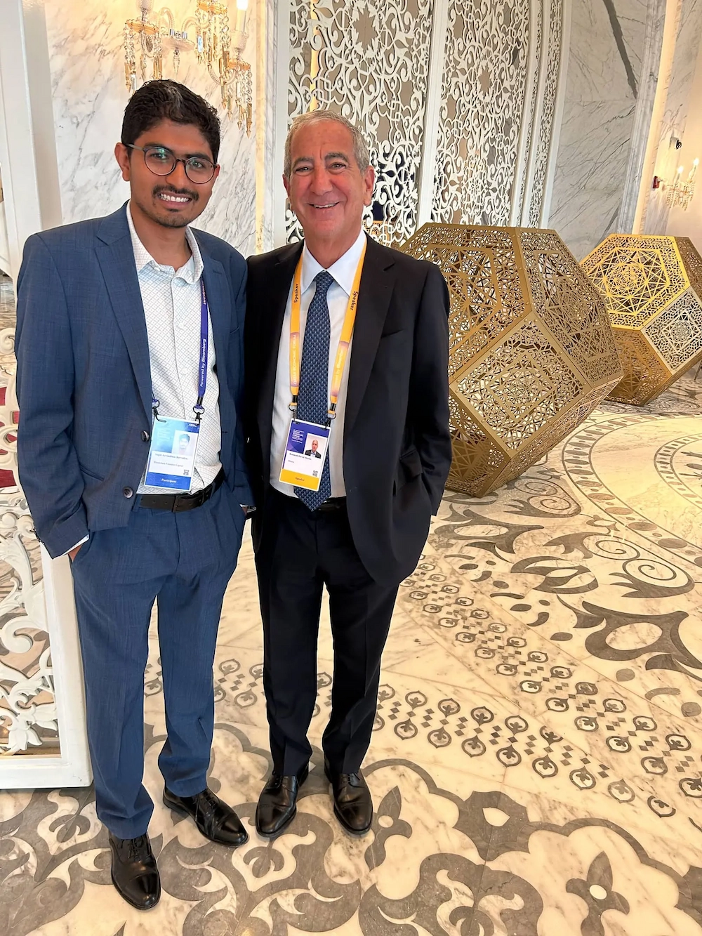 With Ken Moelis, Founder of Moelis & Company at the QEF in Doha