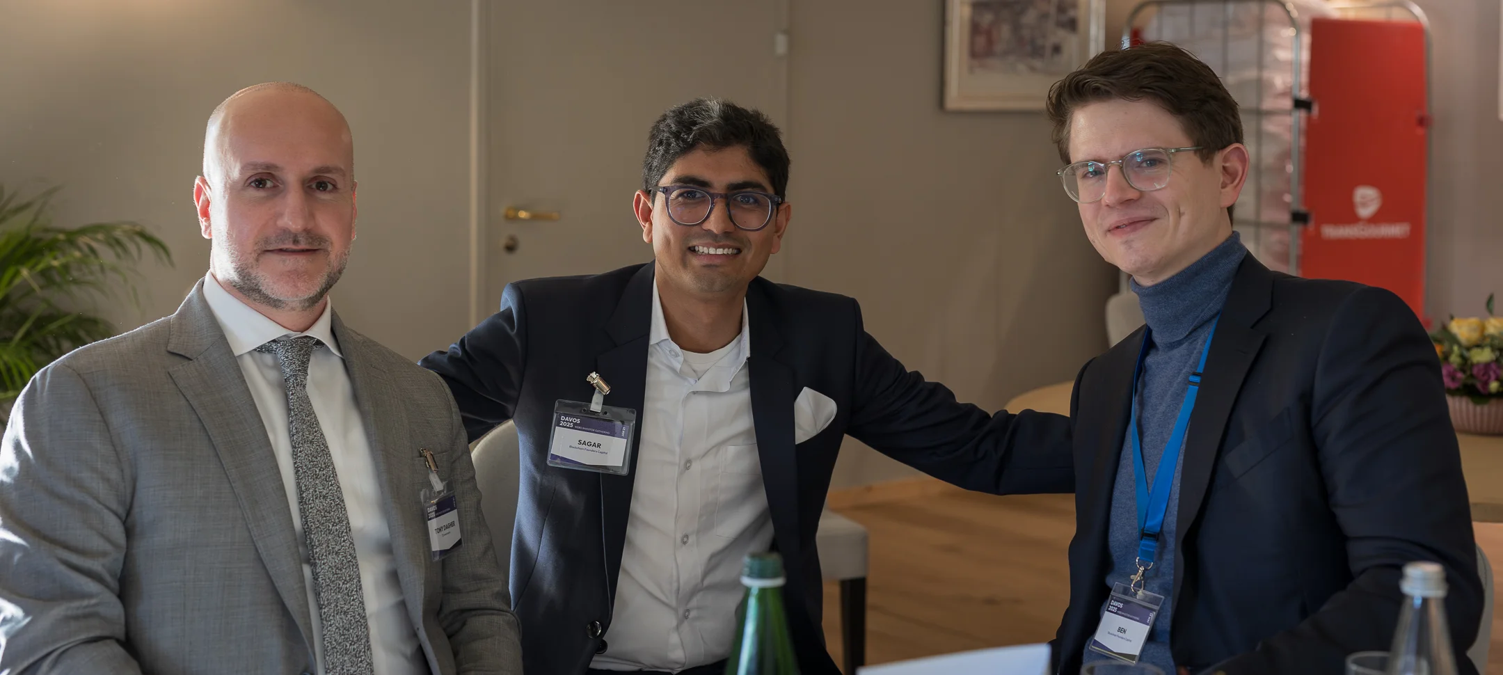 with Tony Dagher at Web3 Investor Gathering Davos 2025