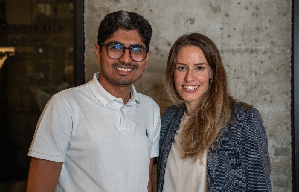 with Zuzana Dittes, ACE Alternatives Fund Administration, at Berlin Blockchain Week