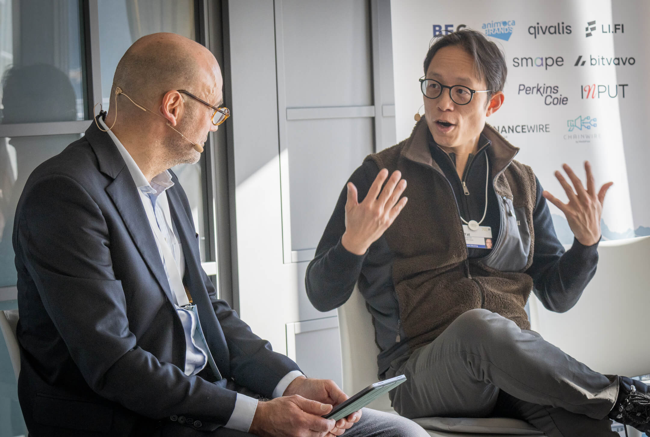 with Yat Siu, Founder Animoca Brands at Davos 2026