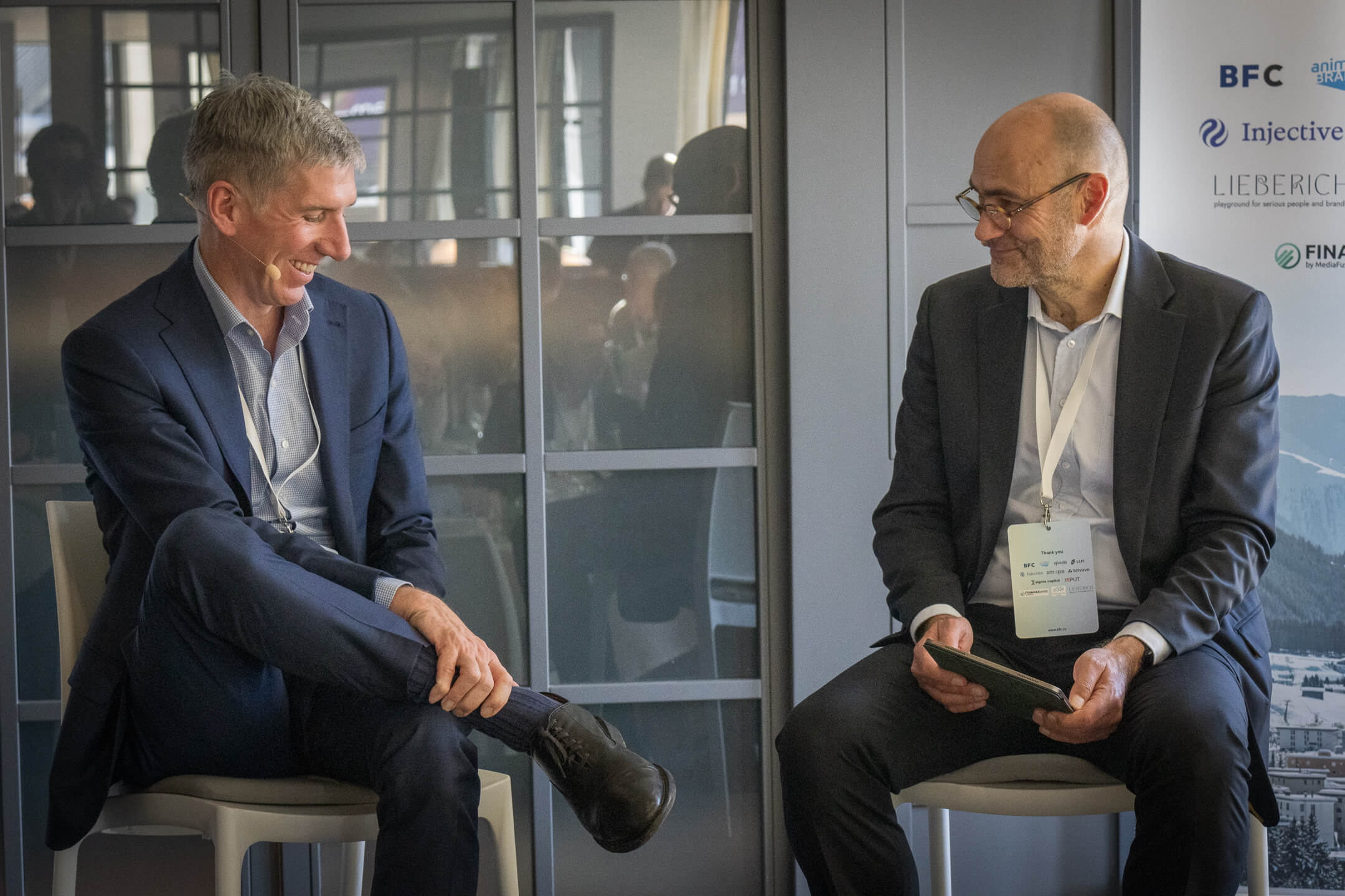 with Matt Hougan, Chief Investment Officer of Bitwise, at Davos 2026