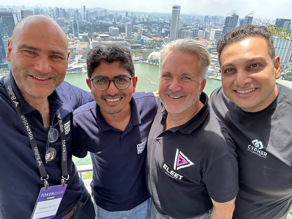 with Carsten van Husen, Founder Eleet Games and Vineet Budki, CEO of Cypher Capital