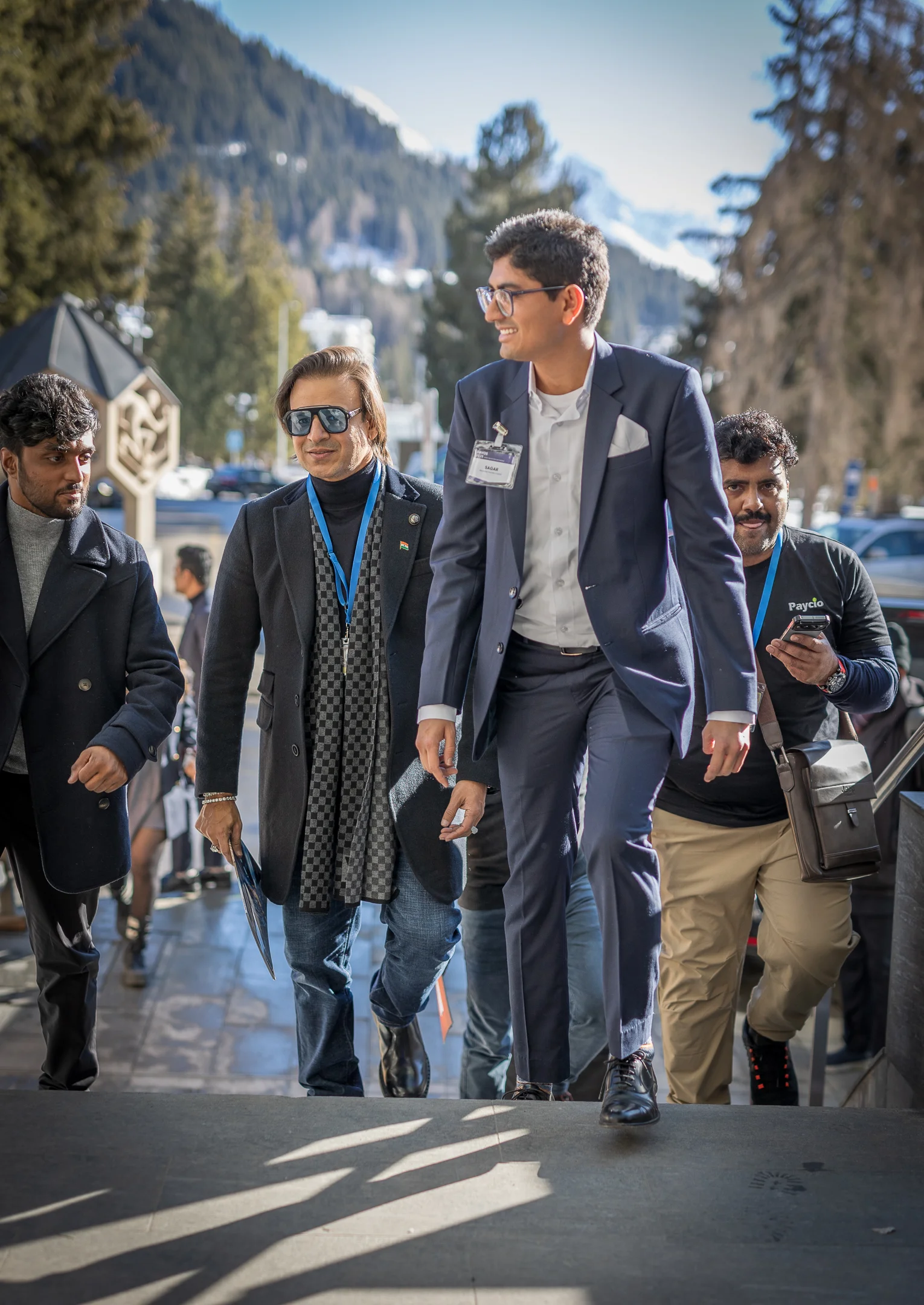 with Vivek Anand Oberoi, Oberoi Family Office in Davos 2025