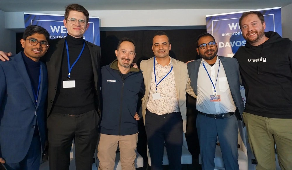 with our gaming panelists at the Web3 Investor gathering in Davos